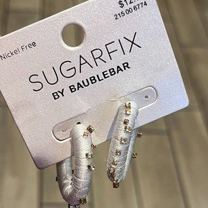 SUGARFIX BY BAUBLEBAR White Rhinestone Earrings